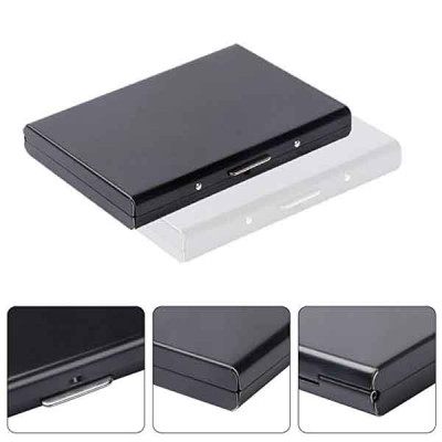 6 Slots RFID Blocking Metal Credit Card Holder Wallet for Men & Women