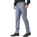 Men's Slim Fit Checkered Trouser