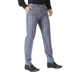 Men's Slim Fit Checkered Trouser