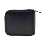 Black Synthetic Men's Wallet (PW4)