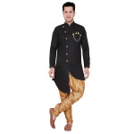 Men's Solid Sherwani Set