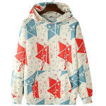 Unisex Stylish Latest Printed Pullover Cotton Hooded Hoodies Sweatshirt