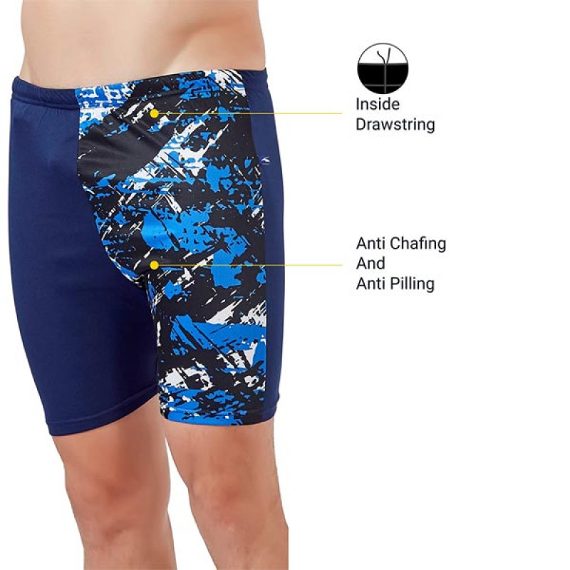 Men Swim Wear - Jammers | Poly Jersey | Digital Print on Left Side