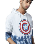 Official Captain America: Shield Tie Dye Mens and Boys Hoodies