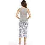 Cotton Capri Sets Women Sleepwear